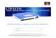 Orion · 2012-03-19 · Orion HIGH EffIcIEncy GrId fEEd InvErtEr SOLAr EnErGy AUStrALIA Pty Ltd ACN 081 639 938 SYDNEY. 4 BEAUMONT RD MT KURING-GAI NSW 2080 TEL 02 - 9457 2277 FAX