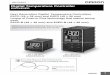 Next Generation Digital Temperature Controllers E5CD (48 ......C/W: W5Re/W26Re, JIS C1602-2015, ASTM E988-1990 Analog input Sensor type Platinum resistance thermometer Thermocouple