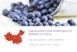 Opportunities and Challenges for WBANA in China · US$7,590 per capita in 2015, with food and non-alcoholic beverages representing 25% of that total. • The consumer foodservice