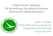 ProVAL Software IRI Smoothness Acceptance Analysis Diamond … · 2014-01-31 · Proposal Note 555 Workshop January 28, 2014 . Overview •Using ProVAL to determine compliance with
