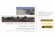 BMW R1200 GS Off-road tyre comparison - Book your Experience · • The slowest wearing tyre was the PirelliScorpion Rally. • The Mitas E10 V1 was not a great tyre to ride – the
