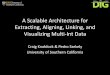 A Scalable Architecture for Extracting, Aligning, Linking ... · PDF file •Innovative architecture –Extracting, aligning, linking, and visualizing massive amounts of data –Domain-specific