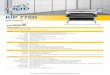 KIP 770 - KIP THAILAND · 7/8 and Vista Compatible (32 and 64 Bit) | Customise System and Folder Presets | Manage Print Queue | KIP Secure Print KIP PrintPro.net Multiple Copies or