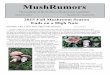 MushRumors - Northwest Mushroomers Association · 1/2/2016  · our area, as evidenced by the number of species represented at the Northwest Mushroomers Association Fall Wild Mushroom