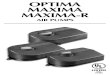OPTIMA MAXIMA MAXIMA-R CONGRATULATIONS On your purchase of a MAXIMA, MAXIMA-R, or OPTIMA air pump. So