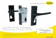 QUATTRO Hinged Security Door Lock Distributed by · Security Door Lock The new Yale Quattro is the fourth generation of ASSA ABLOY’s security door lock with projection bolt, to