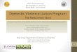 Domestic Violence Liaison Program · Domestic Violence Liaison Program The New Jersey Story The journey from value added service to a DV informed child protection system Grace Hamilton,