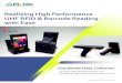 Realizing High Performance UHF RFID & Barcode Reading with ... · UHF RFID & Barcode Reading with Ease . Upright RFU-30 is only half size compared to a traditional gun-type reader
