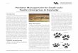 ID-245: Predator Management for Small-scale Poultry ... · needed for a snake to prey on a poultry flock must be large enough to also let the snake exit after eating. Typically, if