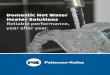 Domestic Hot Water Heater Solutions - Patterson-Kelley · 2018-06-05 · Indirect Water Heaters COMPACT® P-K COMPACT® semi-instantaneous water heaters perform reliably, providing