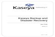 Kaseya Backup and Disaster differential backups, are saved together in a backup set. You may save any