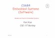 CS684 Embedded Systems (Software)cs684/course_handouts/03_2018_01_10_… · © Kavi Arya 1 CS684 Embedded Systems (Software) Kavi Arya CSE / IIT Bombay Models and Tools for Embedded