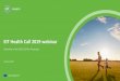 EIT Health Call 2019 webinar - Universidade de Lisboa ... EIT Health is supported by the EIT, a body