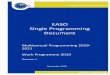 EASO Single Programming Document · EASO SINGLE PROGRAMMING DOCUMENT 2019-2021 — REVISION 1 — 4 Notes on the SPD 2019-2021 The initial version of the Single Programming Document