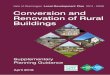 Conversion and Renovation of Rural Buildings SPG 2018 · 3. Status of the Draft Supplementary Planning Guidance 3.1. Draft guidance was approved for public consultation by Cabinet