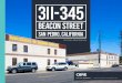 AREA OVERVIEW 12...Address 311-345 N. Beacon Street APN 7449-014-006 7449-014-007 Building Size ± 18,370 SF Land Size ± 0.76 Acres / ± 33,003 SF Stories One (1) Parking ± 29 surface