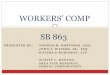 WORKERS’ COMP SB 863 - Bolton & Company · 2017-03-13 · MEET THE PRESENTERS THOMAS M. ROBINSON • Partner in defense firm, Waters & Robinson, LLP • Certified Specialist in
