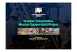 Investor Presentation Moonta Copper-Gold Project...2013/04/09  · Investor Presentation Moonta Copper-Gold Project #2 The information in this presentation is published to inform you