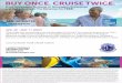 BUY ONCE. CRUISE TWICE.Reduced Rate reservations don't qualify. Reduced Rate includes Special Fares, Family and Friends, Vendors, Seminars at Sea, Sales and Cruise Winners, Site Inspections,