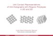 Unit Contact Representations of Grid Subgraphs with Regular Polytopes ... · of Grid Subgraphs with Regular Polytopes in 2D and 3D Linda Kleist & Benjamin Rahman Technische Universität