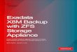 Exadata X8M Backup with ZFS Storage Appliance · PDF file 8 WHITE PAPER / Exadata X8M Backup with ZFS Storage Appliance INTRODUCTION Database, system, and storage administrators are