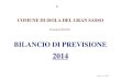 COMUNE DI ISOLA DEL GRAN SASSO · COMUNE DI ISOLA DEL GRAN SASSO Provincia di (TERAMO) BILANCIO DI PREVISIONE 2014 - Software by TINN -