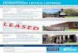AVISON YOUNG LETHBRIDGE INC. DOWNTOWN OFFICE LISTINGS Property Highlights: The subject space is located in the Lethbridge Centre which is a modern, professional building with endless