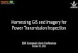 Harnessing GIS & Imagery for Power Transmission Inspection · Power Transmission Inspection ESRI European Users Conference October 15, 2015. About Us Airborne/Threod • Designer,
