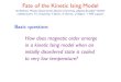Fate of the Kinetic Ising Modelphysics.bu.edu/~redner/482/13/redner-slides.pdf · Fate of the Kinetic Ising Model Basic question: How does magnetic order emerge in a kinetic Ising