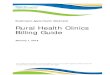 Rural Health Clinics Billing Guide · 1/1/2018  · Finding agency documents (e.g., Medicaid billing guides, fee schedules) Private insurance or third-party liability, other than