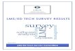 LMS/ED TEch Survey REsults Report.pdf · Blackboard spoke and delivered a formal presentation. Faculty and staff raised various issues and concerns in response. As a result of this