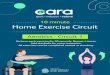 10 minute Home Exercise Circuit - claresports.ie · Home Exercise Circuit Perform each exercise for 30 seconds. Repeat 4 times. Add dumbells for extra resistance. All exercises can