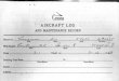 AIRCRAFT LOG - ASO · D.\ TE REMARKS 19t, 0 Enter here general