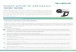 Yealink UVC30 4K USB Camera Datasheet · can work with most UC platform, including Microsoft Teams and Skype for Business, Zoom, etc. Yealink UVC30 4K USB Camera Products at a Glance