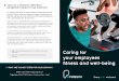 Caring for your employees - Microsoft · 2017-08-14 · Caring for your employees fitness and well-being 1 in 3 office workers fail to reach the NHS recommended exercise quota of