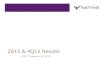2015 & 4Q15 Results - Natixis · 2019-01-17 · Actual results may differ significantly from those implied by such objectives. ... financial communication disclosure. ... Exceptional