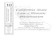 California State Law & Historic Preservation comb.pdf · California Office of Historic Preservation Department of Parks & Recreation . Technical Assistance Series. 1416 9th St, 