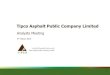 Tipco Asphalt Public Company Limited · 2015-03-11 · บริษัท ทิปโก้แอสฟัลท์จำกดั (มหำชน) Tipco Asphalt Public Company