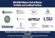 SECARB Offshore Gulf of Mexico Available and Leading Practices international works… · DOE/NETL onshore best practices with the BOEM best management practices for offshore CO 2