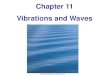 Chapter 11 Vibrations and Waves - millerSTEM · Chapter 11 Vibrations and Waves. 11-1 Simple Harmonic Motion If an object vibrates or ... (11-3) The total mechanical energy will be