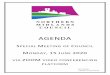 AGENDA - Northern Midlands Council€¦ · northern midlands council agenda – special meeting 15 june 2020 n section 1 page - 2 otice is hereby given that the next meeting of the