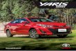 REDISEÑO CATÁLOGO - YARIS ENERO 2020 WEB - Toyota · 2020-01-29 · TOYOTA Yaris SD Manual 1.5L 1,496 DOHC, 4 cilindros en línea, 16 válvulas, DUAL VVT-i 106 @ 6.000 140 @ 4.200