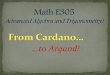 From Cardano - Harvard Universitypeople.math.harvard.edu/~engelwar/MathS305/Math305... · Solve ax3 + bx2 + cx + d = 0 cool idea –can you work with this equation to make it so that
