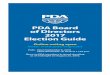PDA Board of Directors 2017 Election Guide...Pharmaceutical Freeze Drying Technology | Sept. 27- 28 | Strasbourg, France Dublin - 2016 PDA Workshop: Current Challenges in Aseptic Processing,