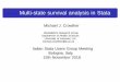 Multi-state survival analysis in Stata · In survival analysis, we often concentrate on the time to a single event of interest In practice, there are many clinical examples of where