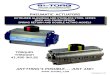 pneumatic actuators - BI-TORQ Valve Automation · pneumatic actuators EXTRUDED ALUMINUM AND STAINLESS STEEL SERIES RACK AND PINION DESIGN SPRING RETURN AND DOUBLE ACTING MODELS TORQUES