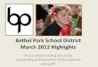 Bethel Park School District April 2011 Highlights 2012 Highlights.pdf · The concert will feature classic 70s rock tunes from Led Zeppelin, the Beatles, Kansas, Emerson Lake and Palmer,
