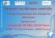 Investir en Afrique centrale - adac- · PDF file Opportunités et défis liés au développement économique Présentation des atouts et des projets de l’Afrique centrale Présentation