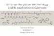 Lithiation-Borylation Methodology and Its Application in ...kanai/seminar/pdf/Lit_H_Chen_M1.pdf · S. W. Slayden. J. Org. Chem., 1981, 46, 2311. For 4-6, An approximate two- fold