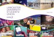 LANCASTER UNIVERSITY STUDENTS’ lusu.co.uk UNION · to get your brand into student accommodation. A very popular advertising . tool it is available throughout Freshers’ Week and